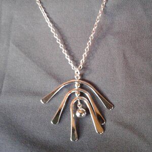 Avon Necklace  Silver Tone
